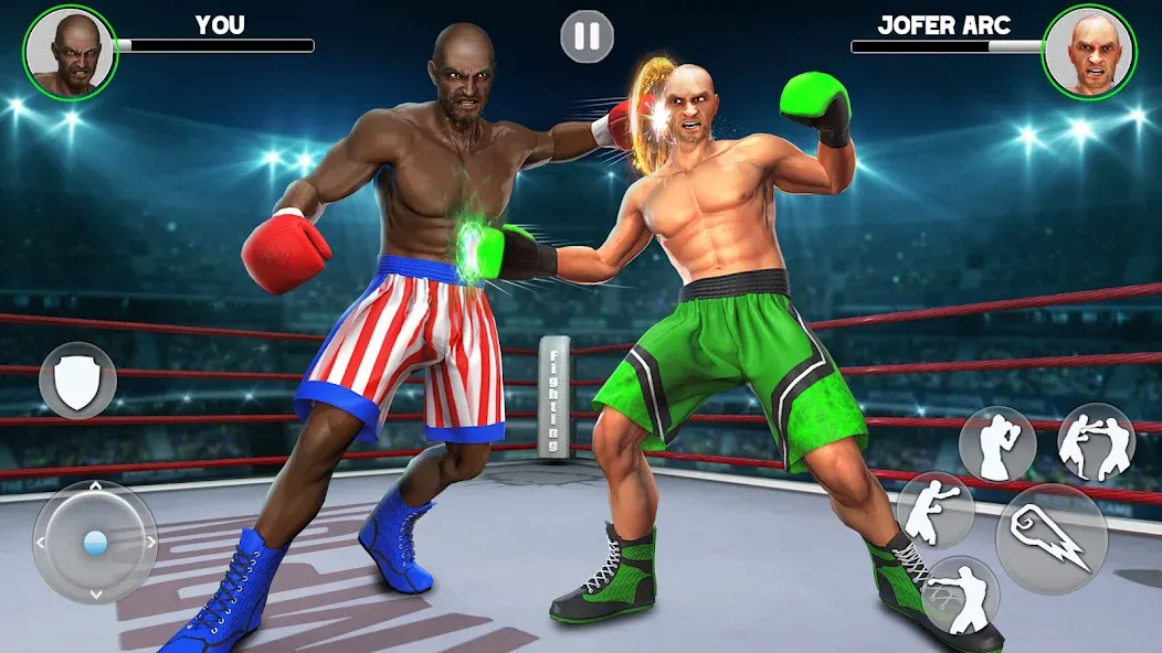 Взломанная Kick Boxing Games: Fight Game  [МОД Бесконечные монеты] — полная версия apk на Андроид screen 4