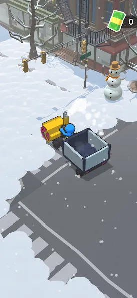 Скачать взлом Snow shovelers — simulation (Сноубордисты)  [МОД Много денег] — полная версия apk на Андроид screen 1