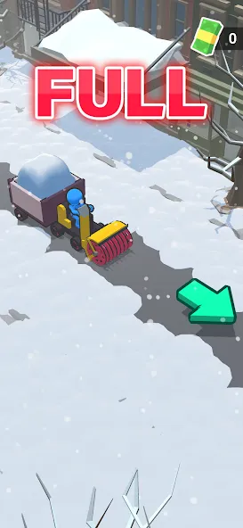 Скачать взлом Snow shovelers — simulation (Сноубордисты)  [МОД Много денег] — полная версия apk на Андроид screen 2