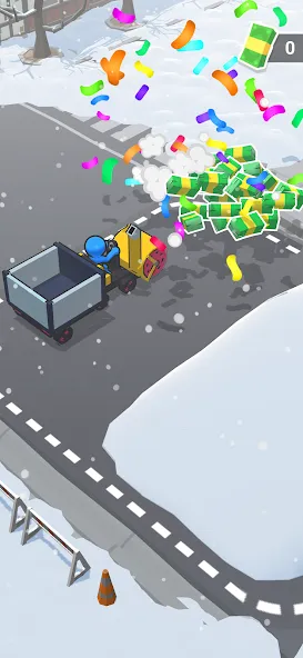 Скачать взлом Snow shovelers — simulation (Сноубордисты)  [МОД Много денег] — полная версия apk на Андроид screen 3