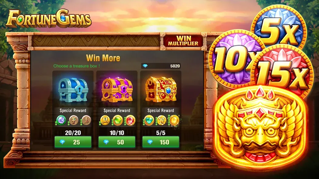 Взломанная Slot Fortune Gems-TaDa Games (Слот Форчун Гемс)  [МОД Unlocked] — стабильная версия apk на Андроид screen 4