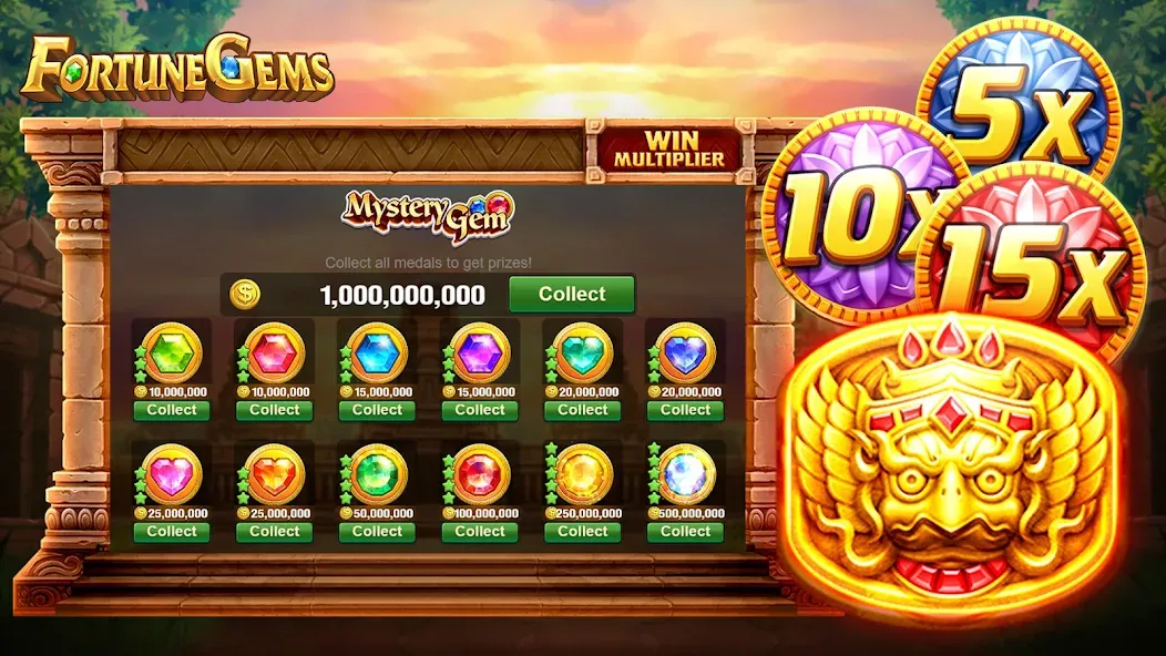 Взломанная Slot Fortune Gems-TaDa Games (Слот Форчун Гемс)  [МОД Unlocked] — стабильная версия apk на Андроид screen 5