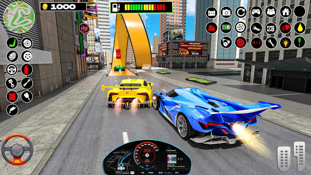 Взлом Rampa Car Game: GT Car stunts (Мега Рэмпс)  [МОД Много денег] — стабильная версия apk на Андроид screen 4