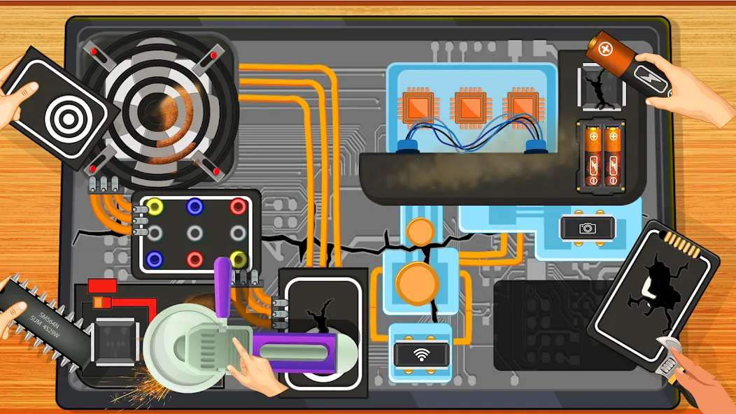 Взломанная Electronics Repair Master  [МОД Все открыто] — последняя версия apk на Андроид screen 1