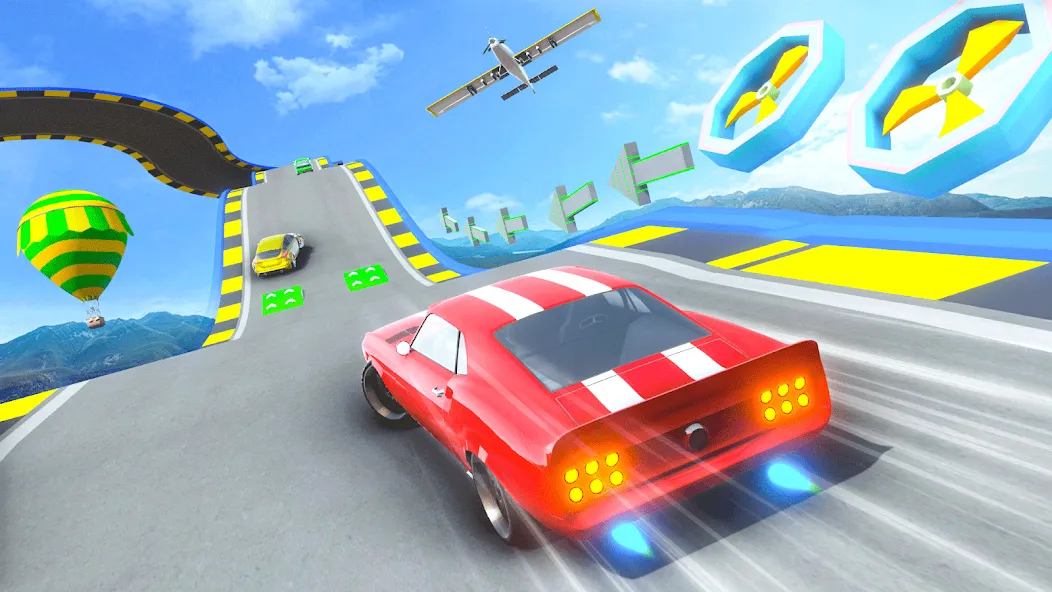 Скачать взломанную Ramp Car Games: GT Car Stunts (Рамп Кар Игры)  [МОД Unlocked] — стабильная версия apk на Андроид screen 3