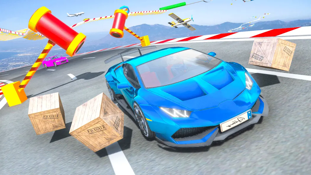 Скачать взломанную Ramp Car Games: GT Car Stunts (Рамп Кар Игры)  [МОД Unlocked] — стабильная версия apk на Андроид screen 4