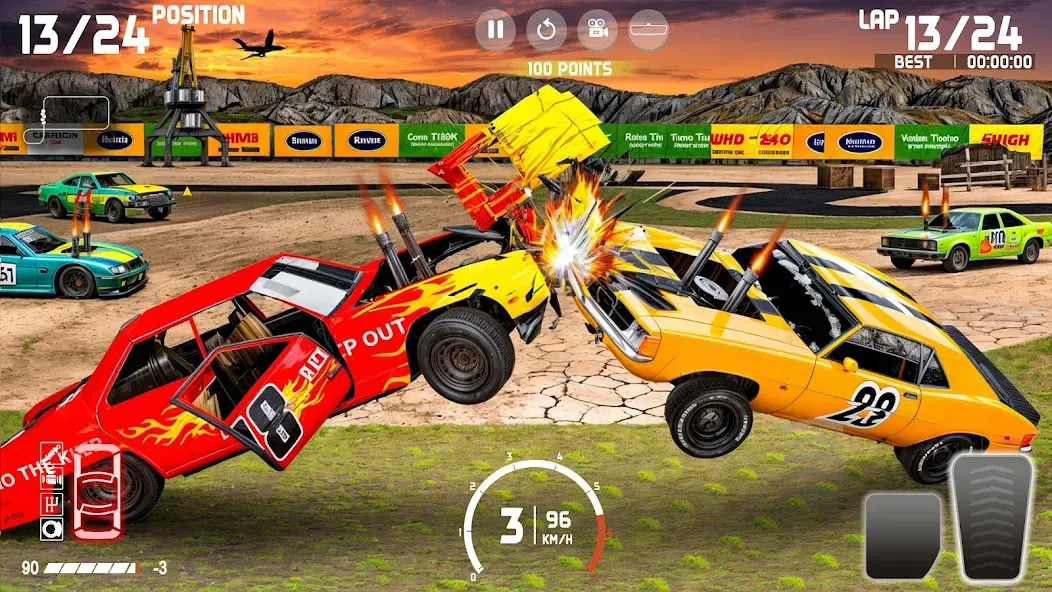 Взлом Demolition Derby: Car Games  [МОД Меню] — последняя версия apk на Андроид screen 1