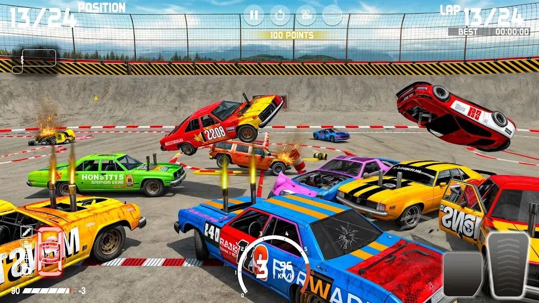 Взлом Demolition Derby: Car Games  [МОД Меню] — последняя версия apk на Андроид screen 2