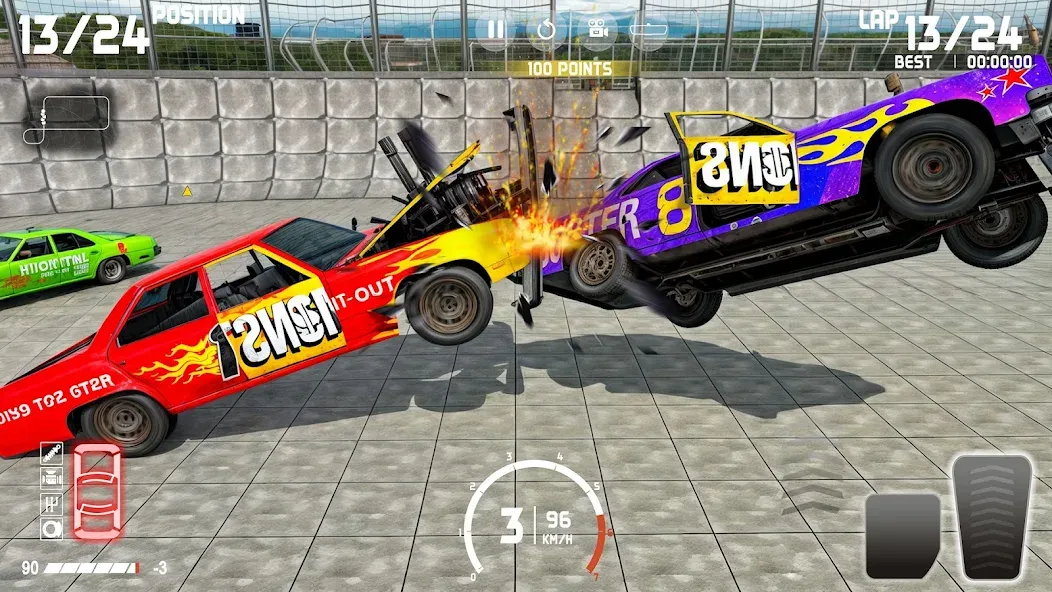 Взлом Demolition Derby: Car Games  [МОД Меню] — последняя версия apk на Андроид screen 5