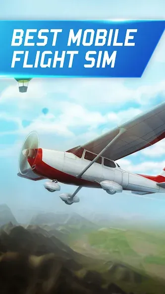 Взломанная Flight Pilot: 3D Simulator  [МОД Много денег] — последняя версия apk на Андроид screen 2