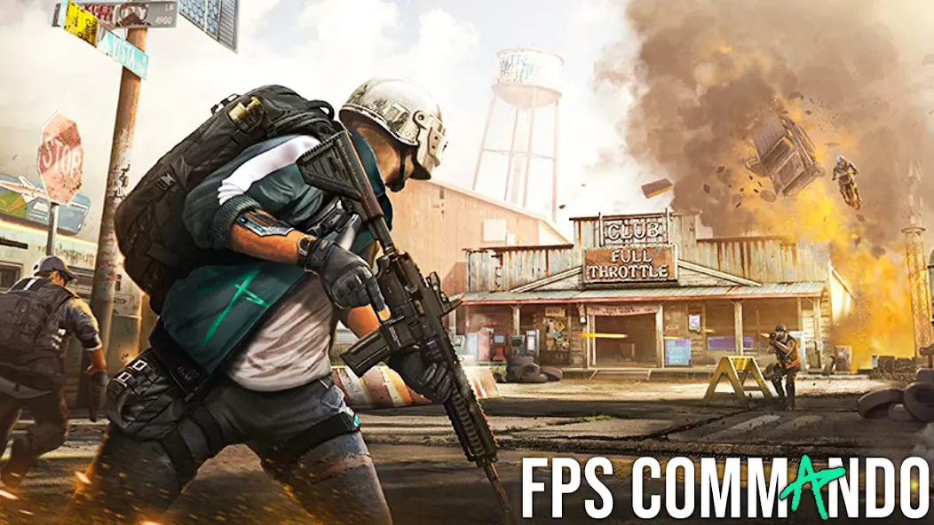 Взломанная FPS Commando Shooter Games (ФПС Коммандо Шутер Игры)  [МОД Много монет] — стабильная версия apk на Андроид screen 5
