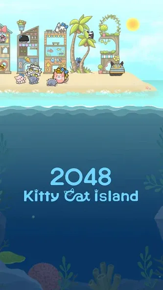 Скачать взлом 2048 Kitty Cat Island (Остров Кошачьеи Кошки)  [МОД Много денег] — стабильная версия apk на Андроид screen 3