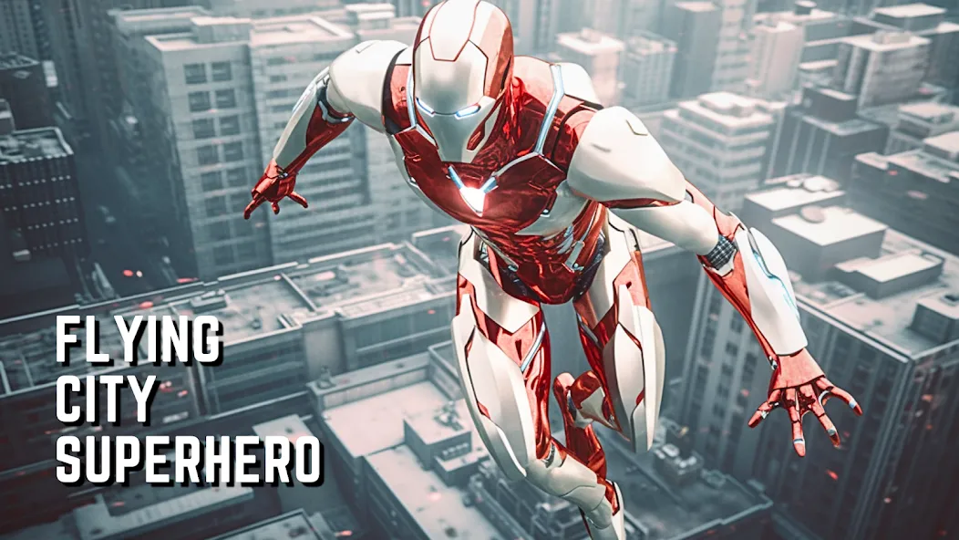 Взлом Super hero Flying iron jet man  [МОД Unlimited Money] — стабильная версия apk на Андроид screen 1