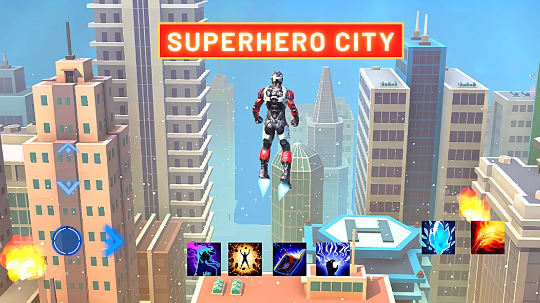 Взлом Super hero Flying iron jet man  [МОД Unlimited Money] — стабильная версия apk на Андроид screen 2