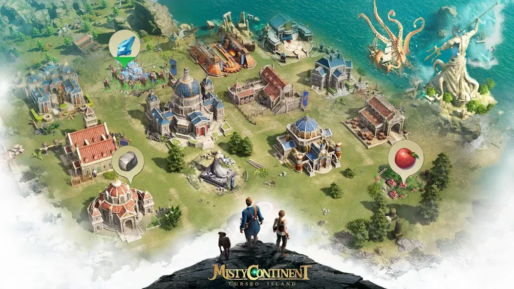 Взломанная Misty Continent: Cursed Island  [МОД Menu] — последняя версия apk на Андроид screen 1