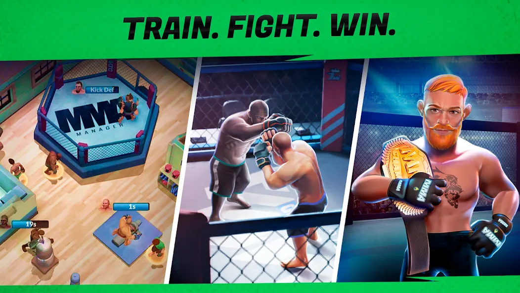 Взлом MMA Manager 2: Ultimate Fight (ММА Менеджер 2)  [МОД Бесконечные деньги] — полная версия apk на Андроид screen 5