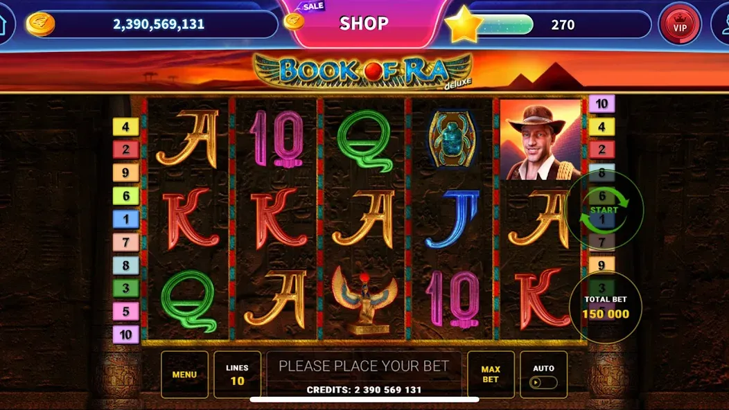 Взлом Book of Ra™ Deluxe Slot (Бук оф Ра Делюкс Слот)  [МОД Много денег] — стабильная версия apk на Андроид screen 1