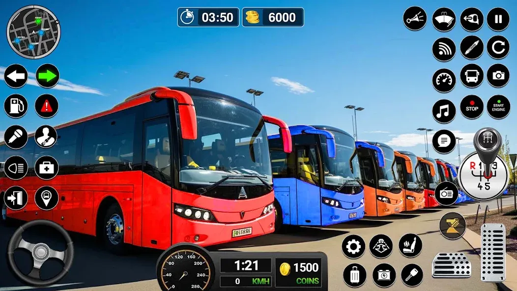 Скачать взломанную Bus Simulator Game: Coach Game  [МОД Бесконечные монеты] — полная версия apk на Андроид screen 1