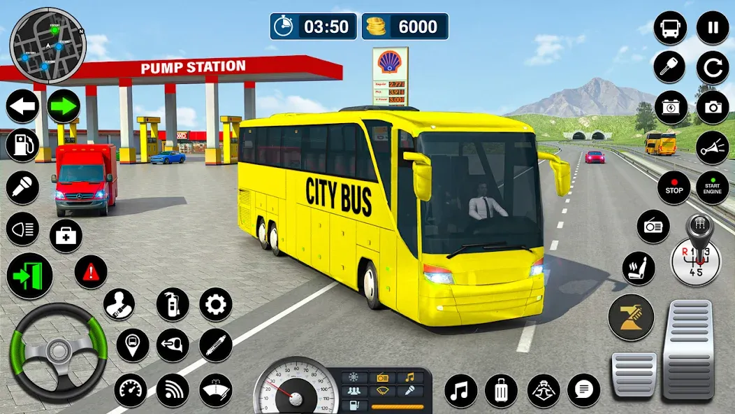 Скачать взломанную Bus Simulator Game: Coach Game  [МОД Бесконечные монеты] — полная версия apk на Андроид screen 3