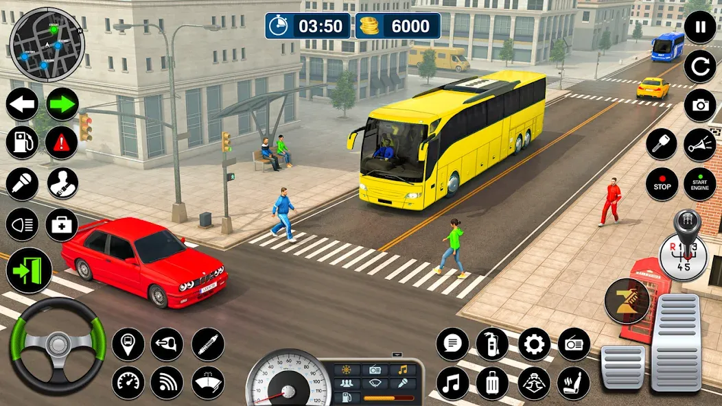 Скачать взломанную Bus Simulator Game: Coach Game  [МОД Бесконечные монеты] — полная версия apk на Андроид screen 4