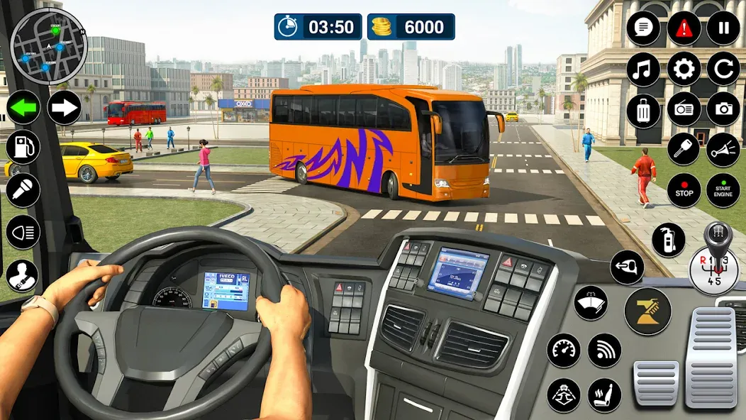 Скачать взломанную Bus Simulator Game: Coach Game  [МОД Бесконечные монеты] — полная версия apk на Андроид screen 5