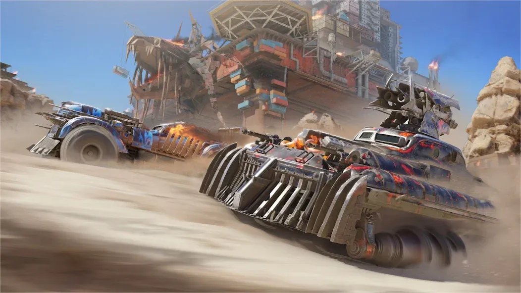 Взломанная Crossout Mobile — PvP Action (Кроссаут Мобайл)  [МОД Menu] — стабильная версия apk на Андроид screen 1