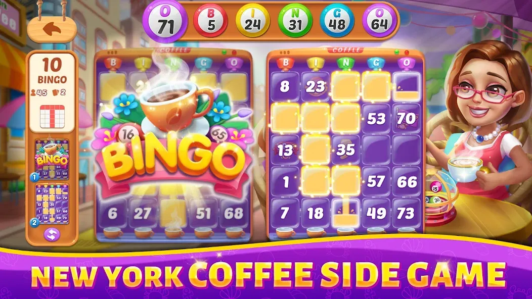 Скачать взломанную Bingo Rush — Club Bingo Games (Бинго Раш)  [МОД Mega Pack] — последняя версия apk на Андроид screen 3