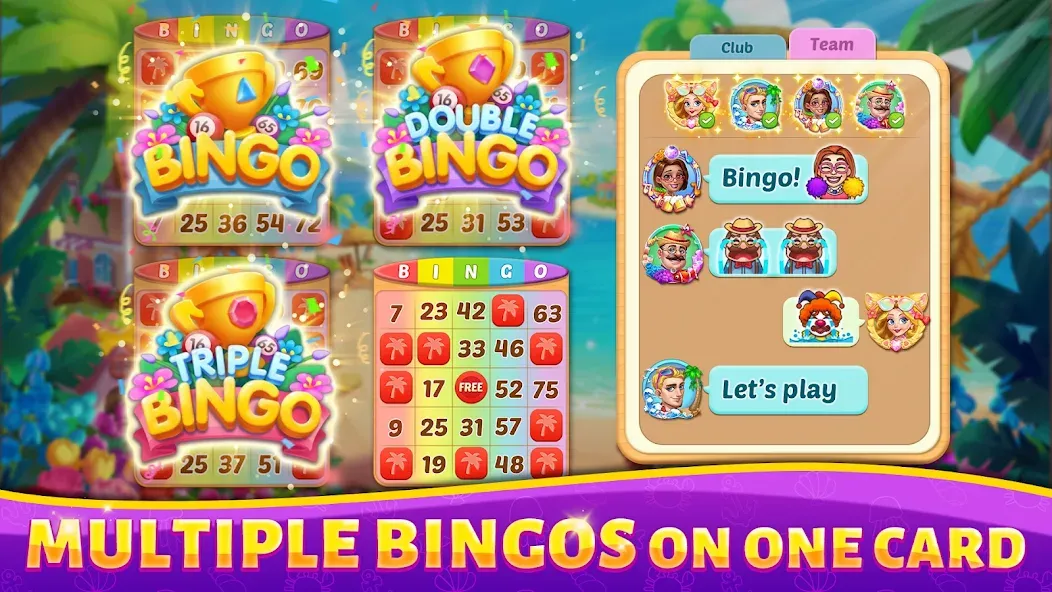 Скачать взломанную Bingo Rush — Club Bingo Games (Бинго Раш)  [МОД Mega Pack] — последняя версия apk на Андроид screen 5