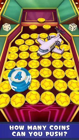 Взломанная Coin Dozer: Casino (Коин Дозер)  [МОД Mega Pack] — полная версия apk на Андроид screen 1