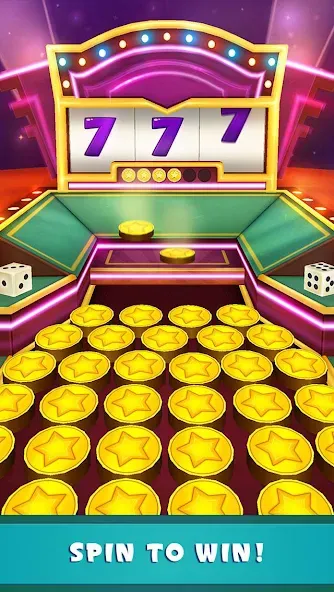 Взломанная Coin Dozer: Casino (Коин Дозер)  [МОД Mega Pack] — полная версия apk на Андроид screen 3