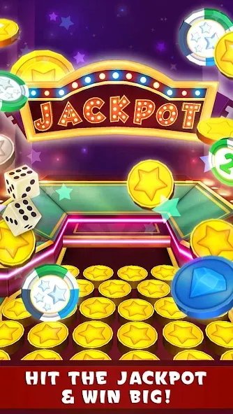 Взломанная Coin Dozer: Casino (Коин Дозер)  [МОД Mega Pack] — полная версия apk на Андроид screen 4