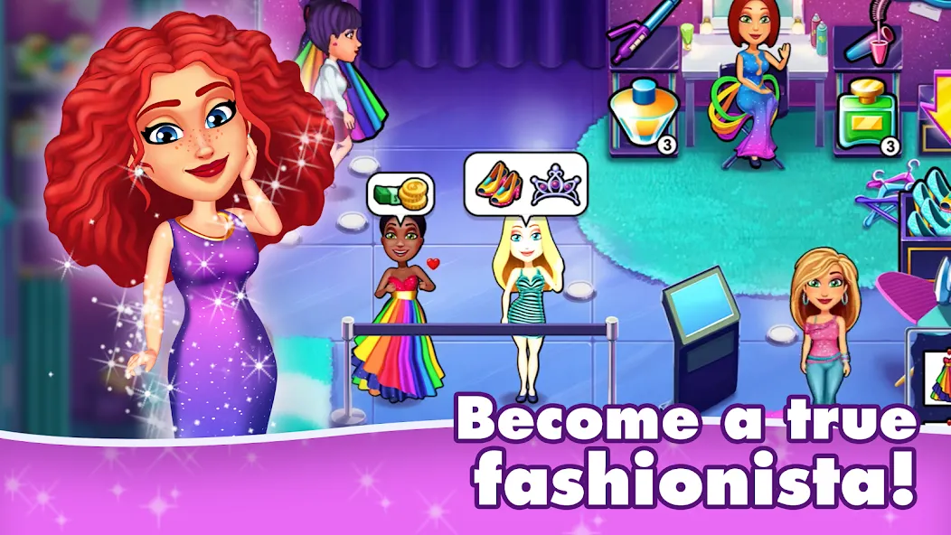 Скачать взломанную Fabulous 5: Fashion & Dress-up (Фэбюлс)  [МОД Много денег] — полная версия apk на Андроид screen 3