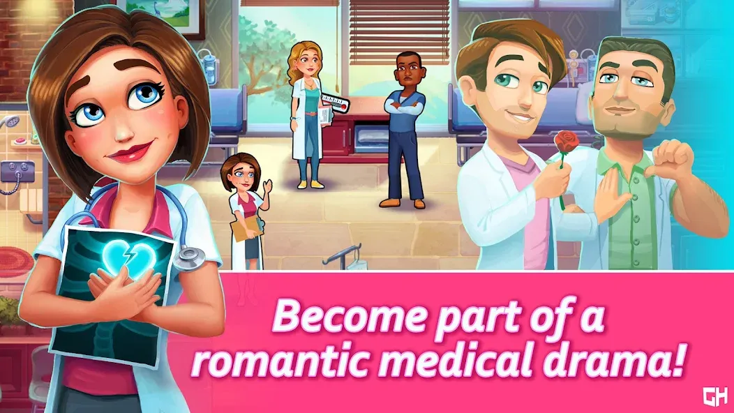 Взломанная Heart's Medicine: Time to Heal  [МОД Unlimited Money] — стабильная версия apk на Андроид screen 1