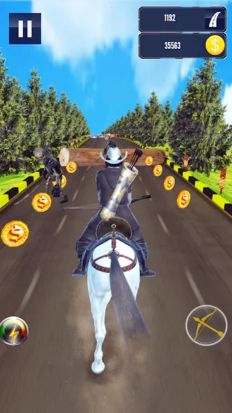 Скачать взлом Cowboy Horse Run  [МОД Unlocked] — последняя версия apk на Андроид screen 1