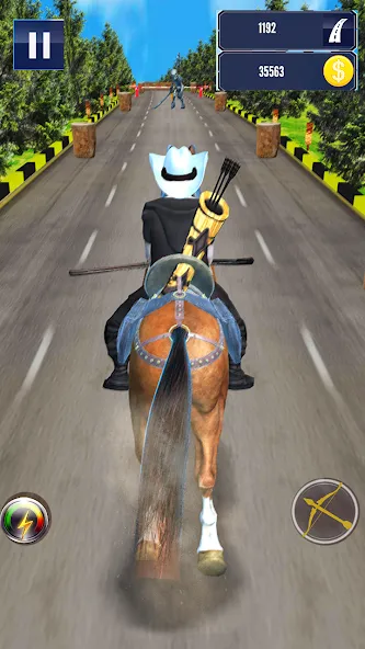 Скачать взлом Cowboy Horse Run  [МОД Unlocked] — последняя версия apk на Андроид screen 2