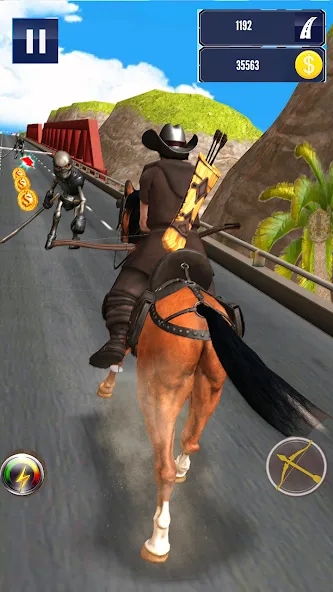 Скачать взлом Cowboy Horse Run  [МОД Unlocked] — последняя версия apk на Андроид screen 4