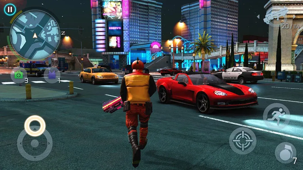 Скачать взломанную Gangstar Vegas: World of Crime (Гангстар Вегас)  [МОД Все открыто] — последняя версия apk на Андроид screen 5