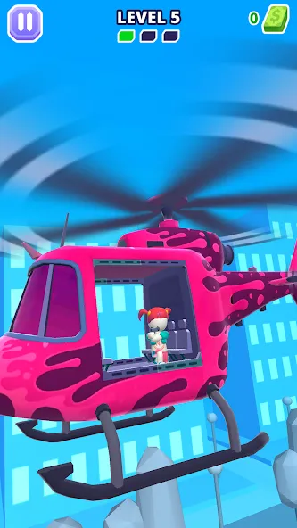 Взломанная HellCopter (Хелликоптер)  [МОД Много денег] — полная версия apk на Андроид screen 3