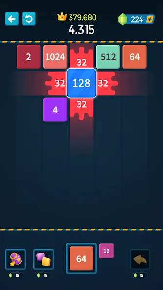 Скачать взлом 1M — Merge Number Block Puzzle  [МОД Menu] — полная версия apk на Андроид screen 2