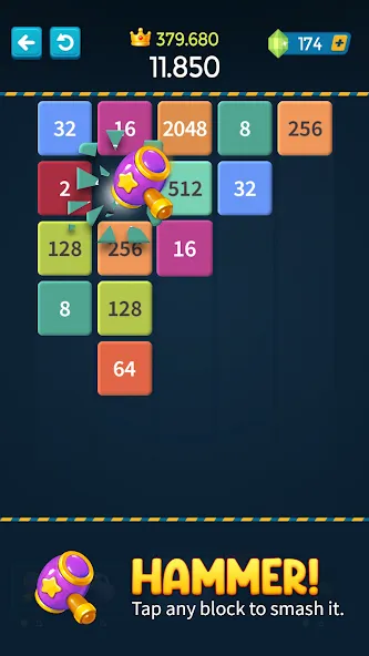 Скачать взлом 1M — Merge Number Block Puzzle  [МОД Menu] — полная версия apk на Андроид screen 3