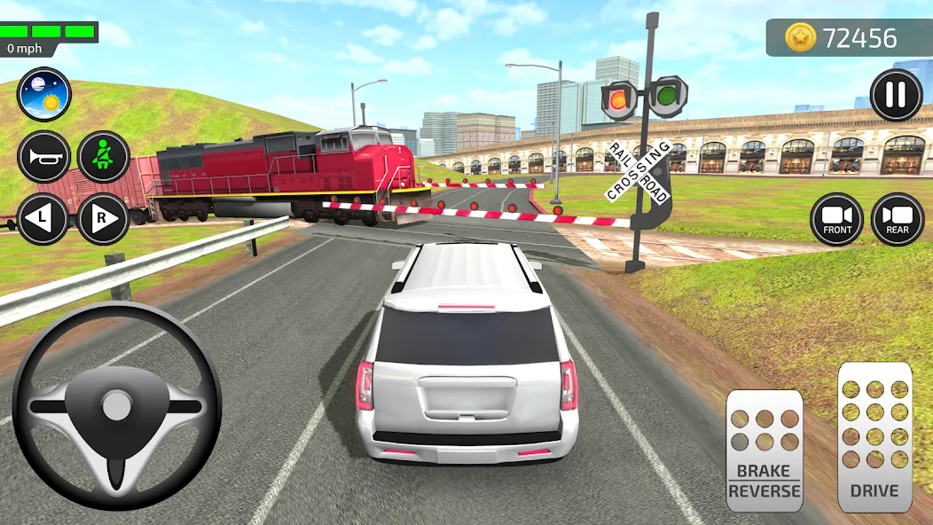 Скачать взломанную Driving Academy Car Simulator  [МОД Много монет] — последняя версия apk на Андроид screen 1