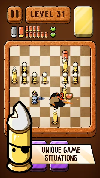 Скачать взломанную Bullet Chess: Board Shootout (Бюллет чесс)  [МОД Все открыто] — стабильная версия apk на Андроид screen 4