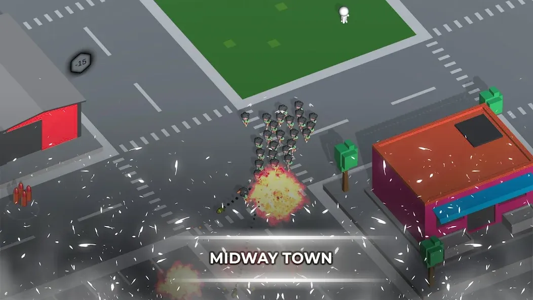 Скачать взломанную Crowd War — Action Game (Крауд Вар)  [МОД Много монет] — последняя версия apk на Андроид screen 3