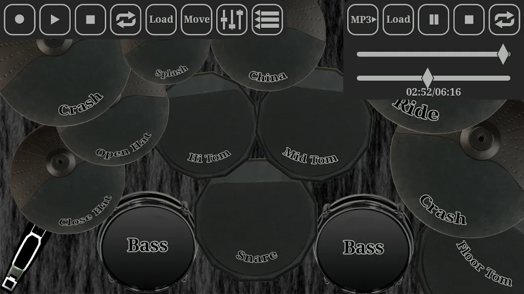 Взлом Drum kit (Drums) free  [МОД Все открыто] — стабильная версия apk на Андроид screen 4