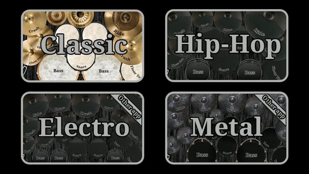 Взлом Drum kit (Drums) free  [МОД Все открыто] — стабильная версия apk на Андроид screen 5