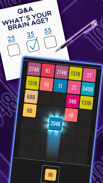 Взлом Join Blocks 2048 Number Puzzle (Джоин Блокс)  [МОД Unlocked] — полная версия apk на Андроид screen 2