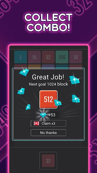 Взлом Join Blocks 2048 Number Puzzle (Джоин Блокс)  [МОД Unlocked] — полная версия apk на Андроид screen 4