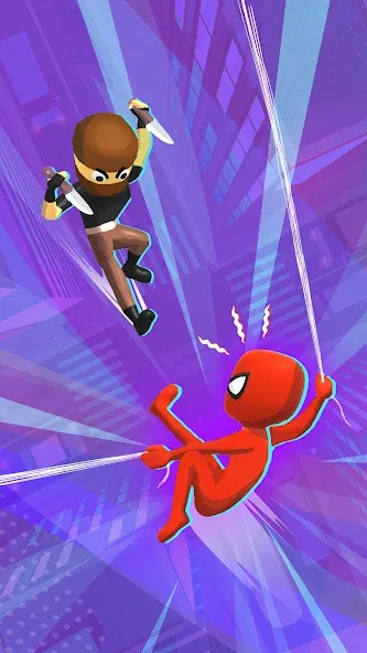 Взлом Web Master: Stickman Superhero (Вебмастер)  [МОД Menu] — полная версия apk на Андроид screen 1