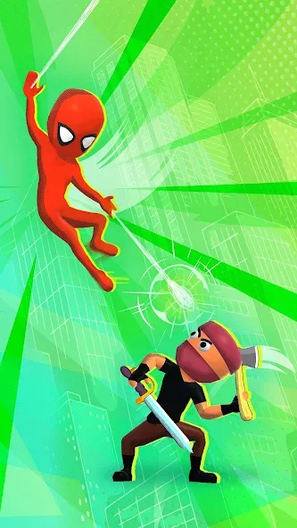 Взлом Web Master: Stickman Superhero (Вебмастер)  [МОД Menu] — полная версия apk на Андроид screen 2