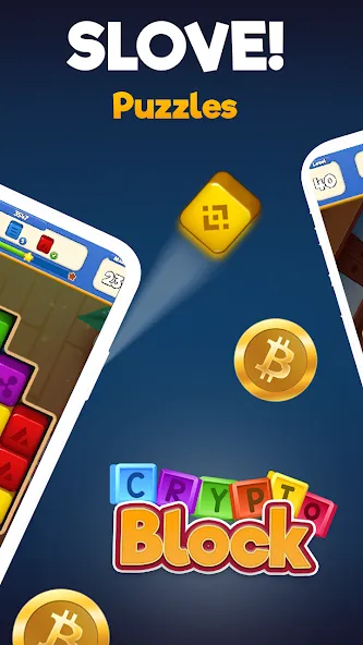 Скачать взломанную Crypto Blocks Puzzle Challenge  [МОД Меню] — последняя версия apk на Андроид screen 2